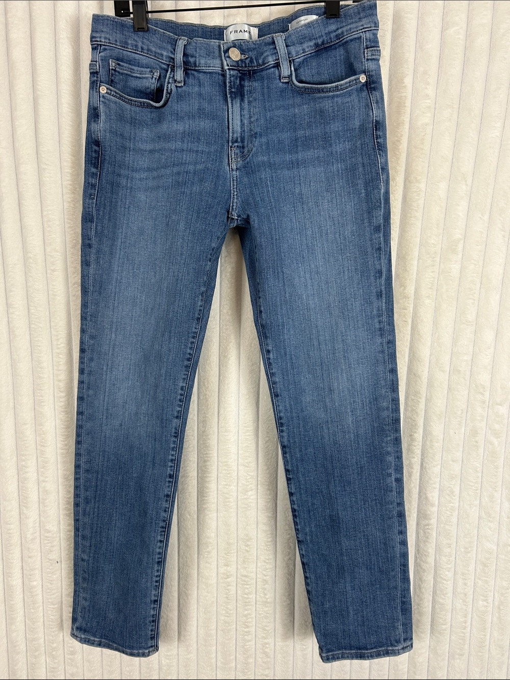 FRAME Le Garcon Mid Rise Denim Skinny Jeans  29